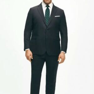 Brooks Brothers 1818 Stretch Wool Two-Button, Navy, 54 Coat/48 Waist